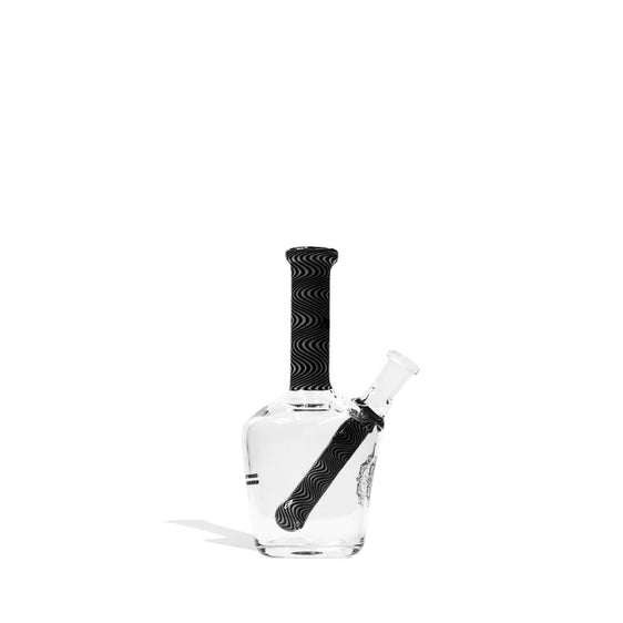 iDab Small Worked Henny Bottle Water Pipe - 10MM Cannabis Accessories iDab Black-White  