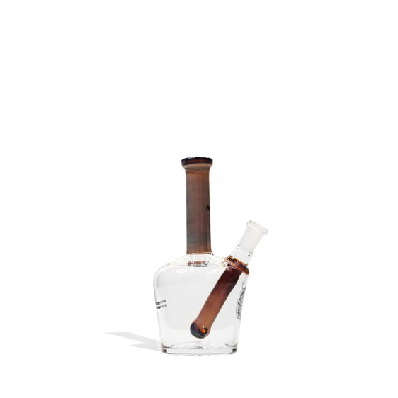 iDab Small Worked Henny Bottle Water Pipe - 10MM Cannabis Accessories iDab Brown Fumed  