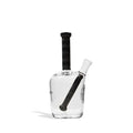 iDab Medium Worked Henny Bottle Water Pipe - 10mm Cannabis Accessories iDab Black-White  