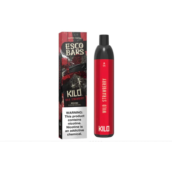 Kilo Esco Bars 4000 Puff Mesh - Disposable Pod Vape Vape Juice Esco Bars Wild Strawberry  