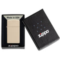 Zippo Lighter - Slim Flat Sand Zippo Zippo   