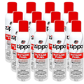 Zippo Butane Fuel 5.82 oz / 165 gr. Zippo Zippo 12 Pack  