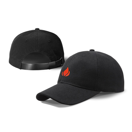 Lighterusa Black Strapback Hat Merchandise Lighter USA   