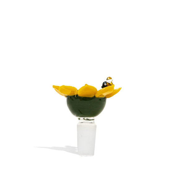 Sunflower 14mm Bowl - Empire Glassworks Cannabis Accessories Empire Glassworks   