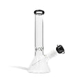 
Thick Beaker Water Pipe With Ice Pinch and Color Bowl 10 Inch - Black