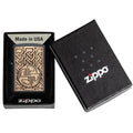 Zippo Lighter - Norse Emblem Black Matte Zippo Zippo   