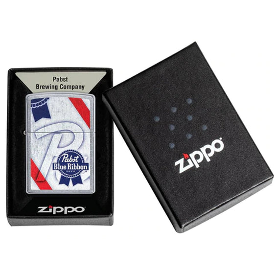 Zippo Lighter - Pabst Blue Ribbon Zippo Zippo   