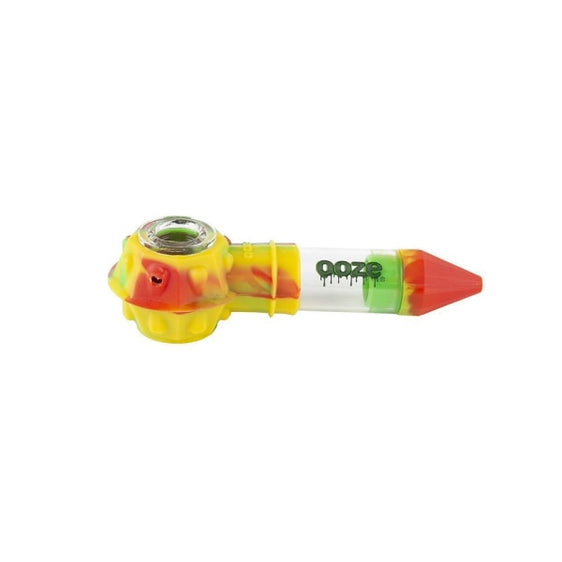 Ooze Bowser Silicone Glass Pipe Cannabis Accessories Ooze Rasta  