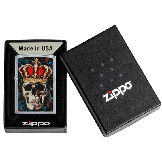 Zippo Lighter - Skull King Zippo Zippo   