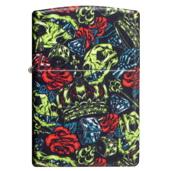 
Zippo Lighter - Skull Crown