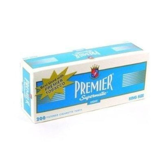 Premier Light King Size Tubes Case - 10,000 Tubes Smoking Accessories Premier   