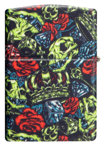 Zippo Lighter - Skull Crown