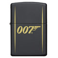 Zippo Lighter - James Bond 007 Black Matte Zippo Zippo   