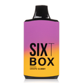 SIXT - 6000 Puff Disposable Box Vape Vape Juice SIXT Grape Gummy  