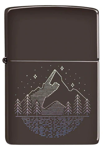 Zippo Lighter - Brown Mountain