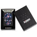 
Zippo Lighter - Flamingo Skull