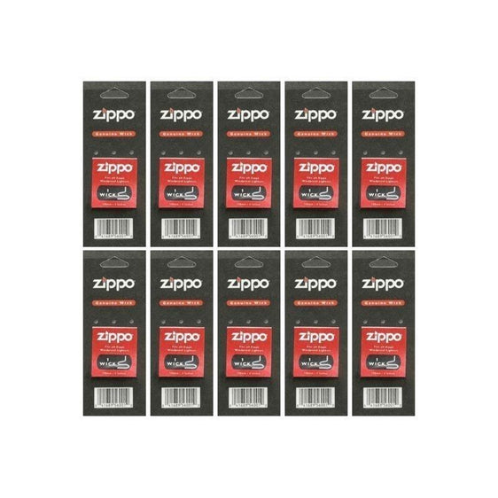 Zippo Genuine Wicks Variety Pack Smoking Accessories Zippo 10 Pack  