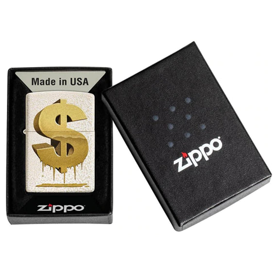 
Zippo Lighter - Drippy Dollar