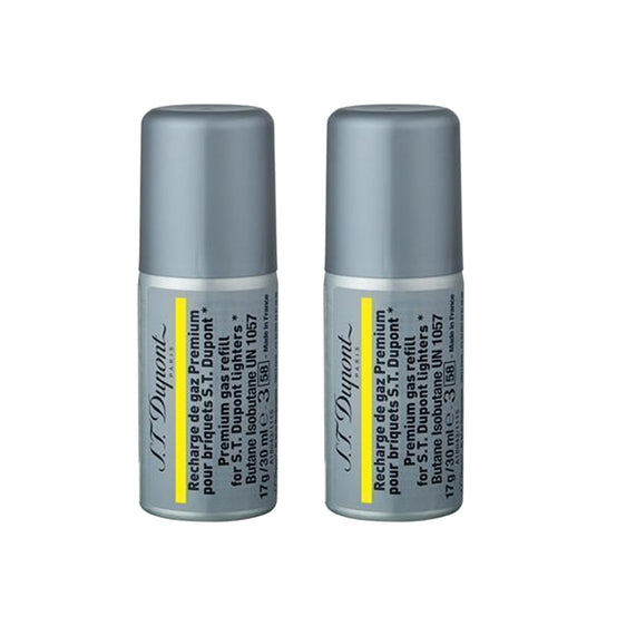 S.T. Dupont Premium Butane 30mL - Yellow Lighter S.T. Dupont 2 Pack  