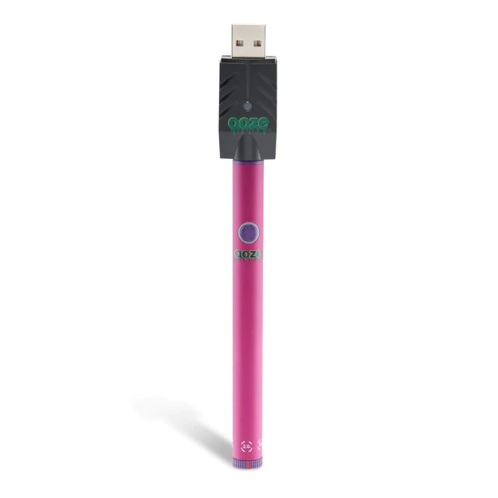 Ooze Twist Slim Pen - 320 mAh Flex Temp Battery - Atomic Pink