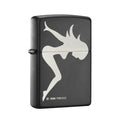 Zippo Lighter - Trucker Babe Black Matte Zippo Zippo   