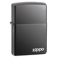 Zippo Lighter - Black Ice Zippo Logo Zippo Zippo   