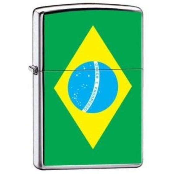 Zippo Lighter - Brazil Flag Zippo Zippo   