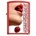Zippo Lighter - Talented Cherry Girl Red Matte Zippo Zippo   