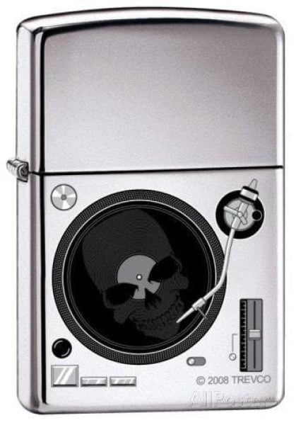 Zippo Lighter - Turntable High Polish Chrome