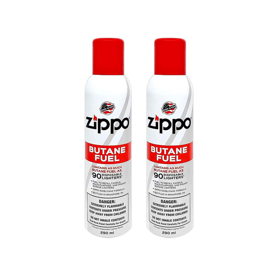 Zippo Butane Fuel 5.82 oz / 165 gr. Zippo Zippo 2 Pack  