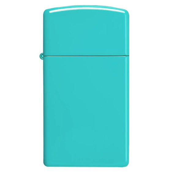 Zippo Lighter - Slim Flat Turquoise Zippo Zippo   