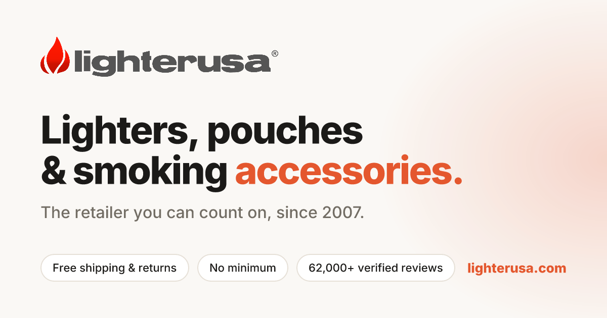 The picture lighterusa.com shows when its homepage is shared